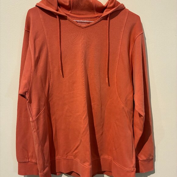 Athleta Tops - New Athleta Orange Oversized Hooded Sweatshirt - Women's XS